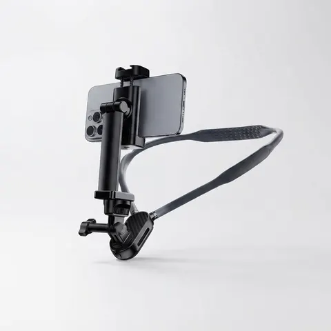 حامل رقبة Jmary MG-01 2 في 1 للهاتف الذكي وكاميرا الحركة - تصوير POV بدون استخدام اليدين - ستاندات بالجملة Errayhany Grossiste المغرب