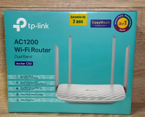 TP-LINK WI-FI ROUTER AC1200 C50 - شبكات بالجملة Errayhany Grossiste المغرب