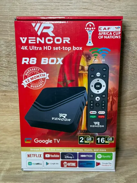 VENCOR TV BOX R8 B0X - أجهزة بث بالجملة Errayhany Grossiste المغرب
