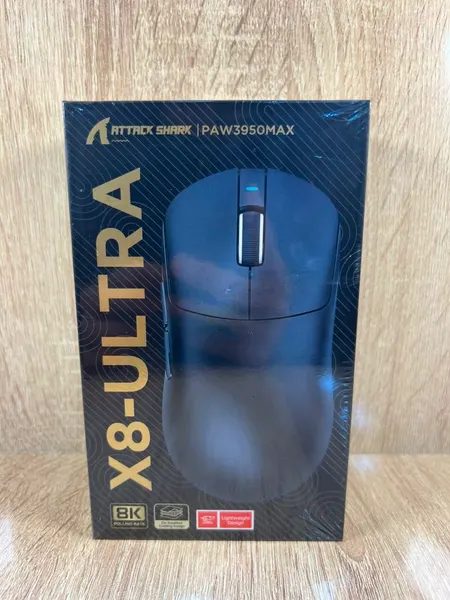 SOURIS ATTACK SHARK X8-ULTRA PAW3950MA 8K WHITE - ماوس وكيبورد بالجملة Errayhany Grossiste المغرب
