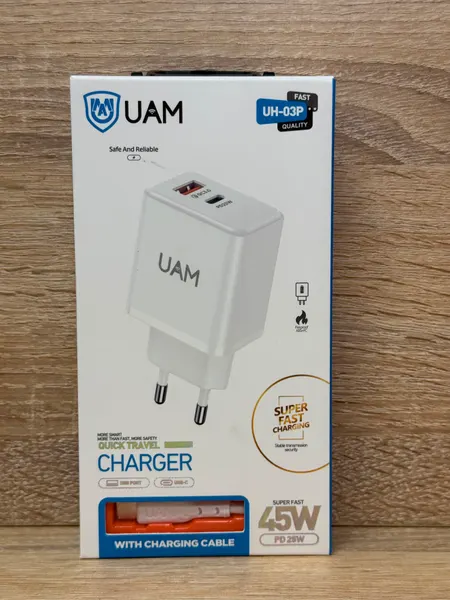 CHARGER 45W UAM UH-03P - شواحن بالجملة Errayhany Grossiste المغرب