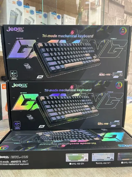 JEDEL Tri-mode mechanical keyboard WKL-102 - ماوس وكيبورد بالجملة Errayhany Grossiste المغرب